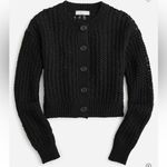 J.Crew Like New Cropped Cardigan Textured Pointelle White Size XS Photo 7