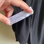 Eileen Fisher Black Soft Long Wrap Lightweight Viscose Jersey Skirt Size M Midi Photo 2