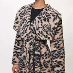 Hutch  Dutton Wool Blend Coat in Cream Black Rose NWT Size Small Photo 0