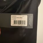 LIONESS NWT  Muse Licorice Black Women's Mini Dress Photo 5