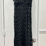 Princess Polly NWT  Britton Lace Black Floral Sheer Sleeveless Maxi Dress- Size 8 Photo 2
