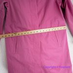Esprit Vintage‎  Women's Solid Pink Knee-Length Rain Coat, size S Photo 7
