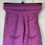 Buffbunny Pink/Hot Pink Fold Waist Gym Athletic Leggings Size XXS EUC #5976 Photo 2