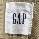 Gap NEW Downtown Womens Khaki Mid Rise Twill Casual Bermuda Shorts Size 0 Petite Photo 2