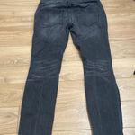 Free People  dark gray wash overalls size small Photo 4