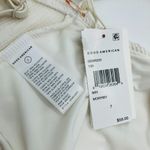 Good American  Crinkle Always Fit Twist Bikini Top Textured Ivory 7 US 4XL Photo 3