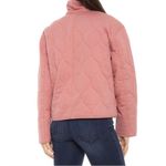 Lucky Brand  Cotton Quilted Zip Front Jacket (Sz L) Pink Photo 2