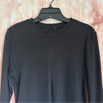 Cider  Black 1/4 Zip Ribbed Long Sleeve Bodysuit Photo 2