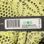 Andrew Marc  Marc NY NWT yellow gray lace‎ dress 8 Photo 7