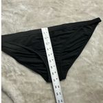 J.Crew  Bikini Bottom Women's Plus XXL Black Ribbed-Trim Hipster Full-Coverage Photo 7