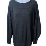 We The Free  Palisades Off-the-Shoulder Dark Charcoal Sweater Coastal Comfort S Photo 2