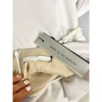 Black Halo NWT  Classic Jackie O Draped Neck Wide Leg Jumpsuit White Women's US 2 Photo 3