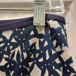 Diane Von Furstenberg  Navy and Cream Geometric Silk Pencil Skirt Size: 8 Photo 8