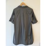 Alfani  Wmn Sz 10 Olive Green, Long, Button/Drawstring Bottom Clz Short Slv Jkt Photo 1