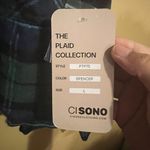Ci Sono NWT  plaid button down L Photo 8