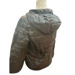 Copper Key  Womens Puffer Jacket Size M Black Lightweight Hooded Zip Up‎ Photo 5