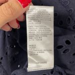 Urban Outfitters Navy Blue Eloise Eyelet Lace Swing Tank NWT XS Unlined Cotton Photo 7