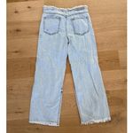 Cello Jeans Cello - Wide Leg Distressed Ripped Jeans in Light Wash Blue Photo 3