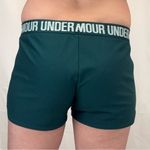 Under Armour Women's Loose Heatgear Athletic Short Shorts Teal White S SM Small Photo 1