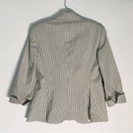 Nine West Suit Separates Pinstripe Blazer Cape Town Black and White SZ 2 Photo 1