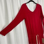 ALBION FIT Red The Merry Bamboo Long Sleeve Jumpsuit Sz.XS NWT Photo 11