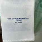 Lands' End  Women's Plus Size Slub Wedge T-Shirt SZ‎ 3X Mint White Stripes Cotton Photo 7