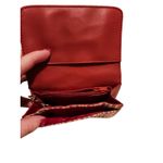 Longaberger Wallet Striped Canvas Coin Purse Key Clip Small Photo 2