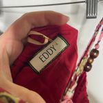 New Eddy GAVIN FRINGE MINI DRESS in RED/BLUSH FLORAL PRINT sz S Red Photo 3