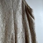 Vtg Cachet Y2K Pearl Beaded Formal Maxi Dress Size 8 Ivory Prom High Mermaid Pink Photo 9