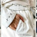 Evolverie Boutique Embroidered Pajama Set Medium EUC 🥰 White Photo 2