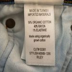 AGOLDE  Riley High Rise Straight Crop Denim Jeans Womens Size 26 Distressed Photo 8