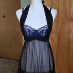 Adore Me whimsygoth Babydoll Ove Unlined Halter Lingerie Slip Dress Photo 0