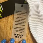 NWT OneOne Swimwear White Ribbed Bikini Bottom Sz XL Photo 4