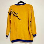 90's Vintage Yellow and Purple Sweater Size L Photo 1