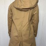 J.Crew Vintage 90s Khaki Snap-Buttoned Hooded Utility Trench Coat - 2P Photo 2