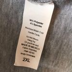 LuLaRoe  Top MARDI GRAS Gray Green Gold 2X Randy BNWT 3/4 Sleeves Baseball Tee Photo 8