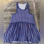 Matilda Jane  Beyond the Horizon Racerback Tank Top Floral Design Blue Photo 0