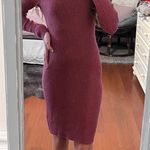 Abercrombie & Fitch Maroon Sweater Dress Photo 0