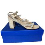 Stuart Weitzman  | Harlowe Crystal Embellished Sandals | Brown Photo 2