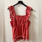 Old Navy sleeveless top, orange, size large Photo 1
