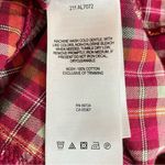 Columbia Snowy Nook Pink Cotton Flannel Plaid Western Snap Casual Shirt Top S Photo 11