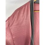 Cozy Rozy Dark Pink Kimono Robe pink grey size medium Photo 2