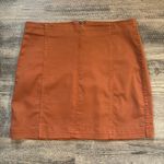 Wild Fable Copper Orange Mini Skirt Photo 3