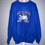 Dolls Kill Daisy Street Grand Tour Graphic Motorcycle Sweatshirt (X-Small) Photo 0