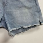 Judy Blue  NWT Denim Jean Shorts Women's 2XL High Rise Medium Light Wash Raw Hem Photo 1