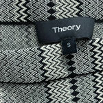 Theory Nellida Zig-Zag Stripe Mini Knit Skirt in Black & Cream Size US Small Photo 12