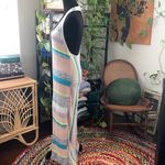 Free People Intimately More More More Lounge Multicolor Stripe Knit Maxi Dress Photo 4