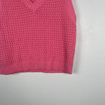 Forever 21  Women's Knit Sweater Vest Pink Sz‎ M Photo 3