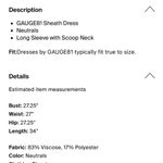 Mija Ribbed Mini Dress by GAUGE81 white size small long sleeve Photo 15