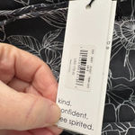 Unsubscribed 100% silk gray white floral maxi skirt/strapless dress [READ] Photo 2